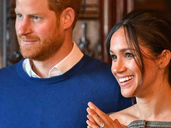 Meghan with Harry