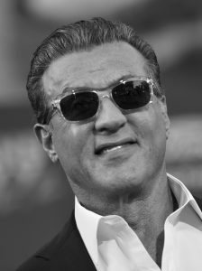 Sylvester Stallone in Black/White