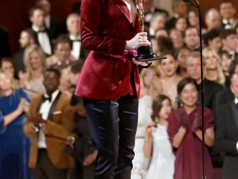 Emma Stone Smiles as Oscars Presenter