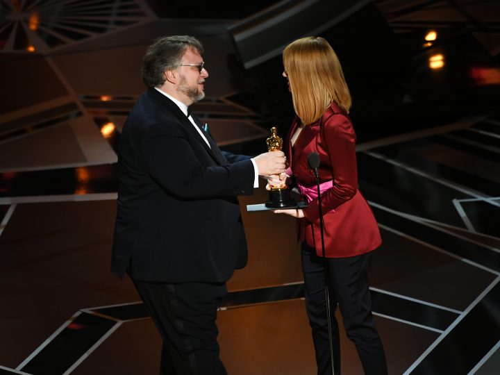 Guillermo Del Toro Wins, Awarded by Emma Stone