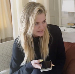 Khloe Kardashian Discovers Something