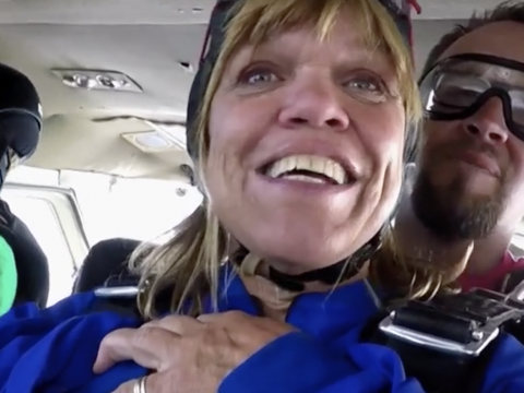 Amy Roloff Sky Dives