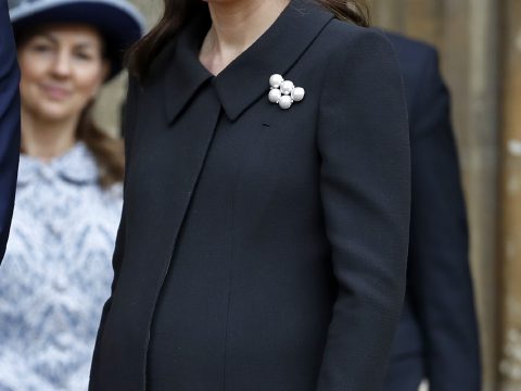 Kate Middleton, Very Pregnant