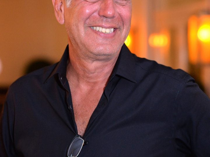 Anthony Bourdain Smiles