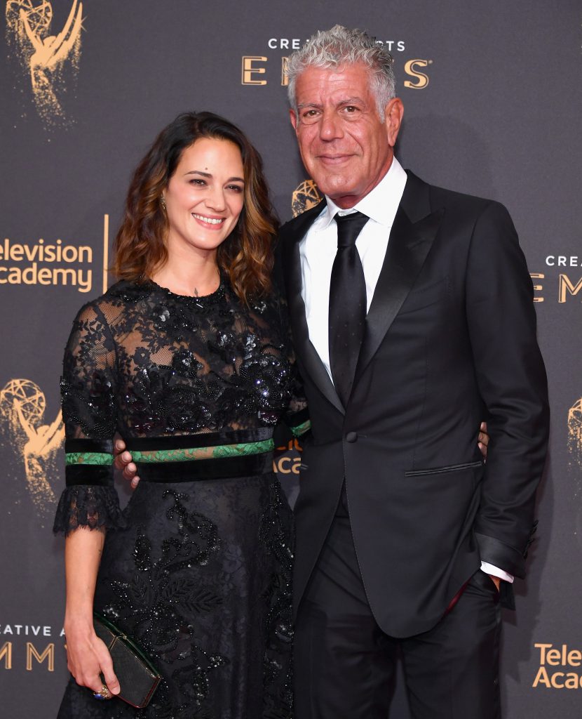 Asia Argento y Anthony Bourdain