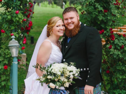 Aspyn Brown and Mitch Thompson Wedding Photo