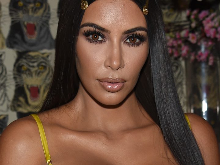 Kim Kardashian in Tight Yellow