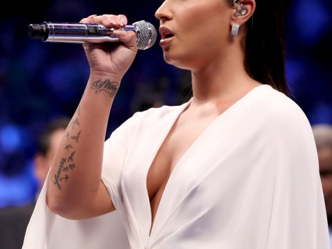 Demi Lovato Honors America