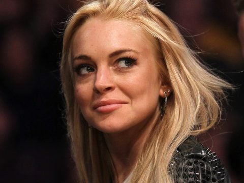 Lindsay Lohan Smirks