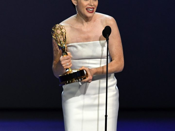 Claire Foy Accepts Emmy Award