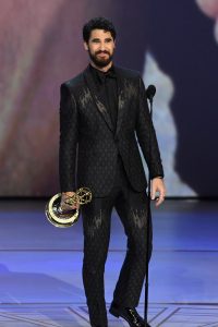Darren Criss Accepts Emmy Award