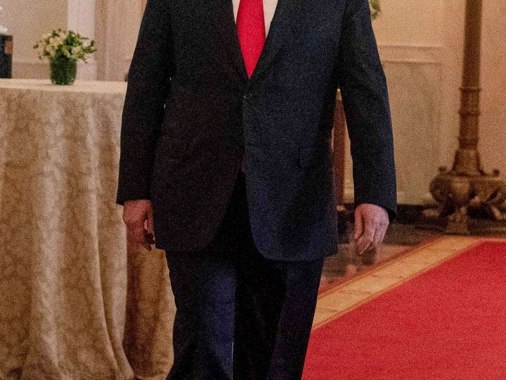 Donald Trump Takes a Stroll