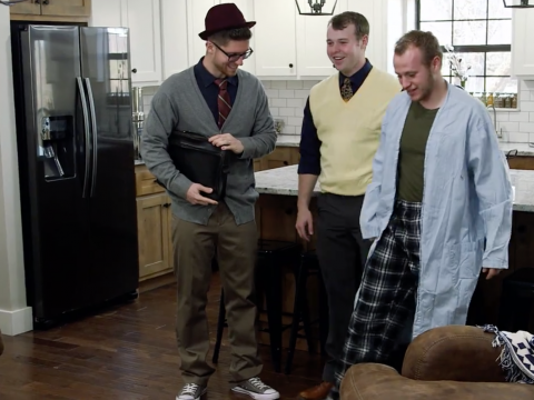 Josiah Duggar Rocks a Robe