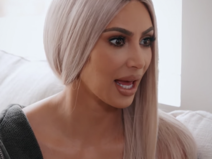 Kim Kardashian… in a Panic?