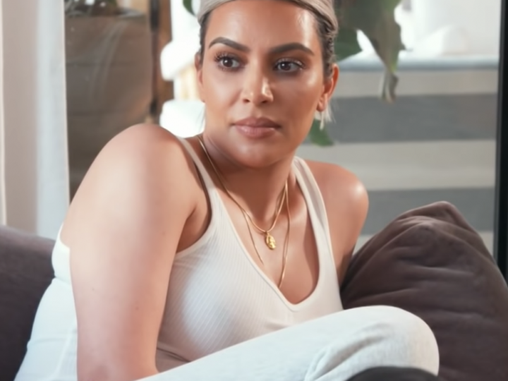 Kim Kardashian Kicks Back