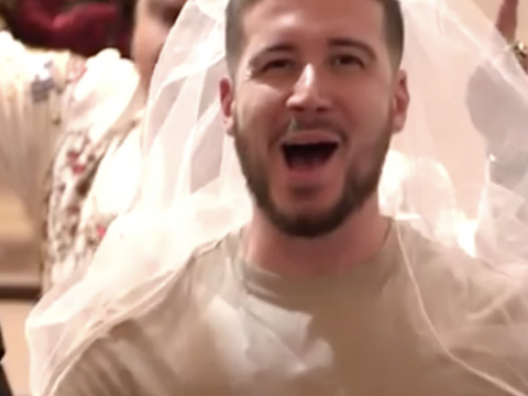 Vinny as a Bride