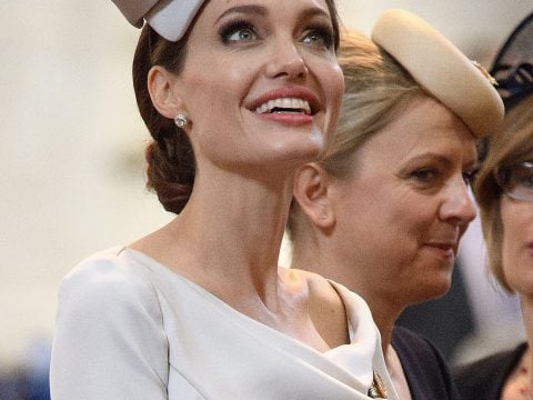 Angelina Jolie with a Hat