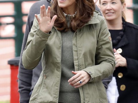 Kate Middleton Waves Hi