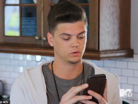 Tyler on His Phone