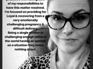 Christmas Abbott Instagram story after arrest - The Hollywood Gossip