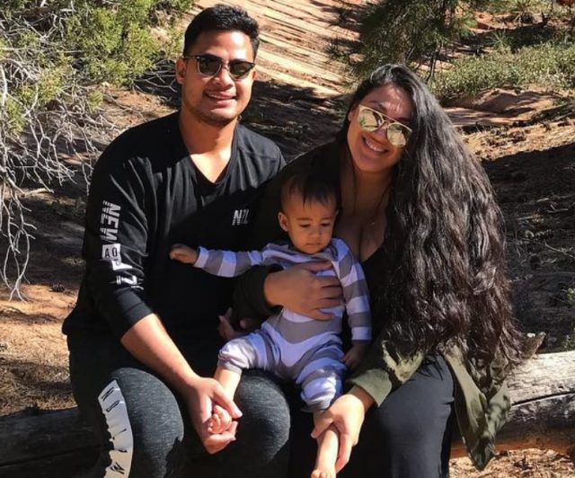 Kalani and Asuelu and Their Baby The Hollywood Gossip