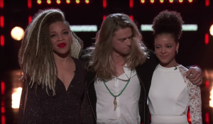 Lynnea Moorer, SandyRedd and Tyke James on The Voice