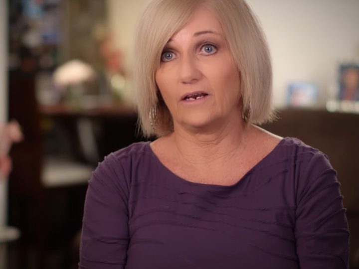 Patti, Mother of Kendra Wilkinson, in Purple
