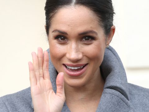 Meghan Markle Royally Waves