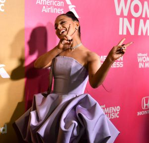 Ariana Grande with the Pose