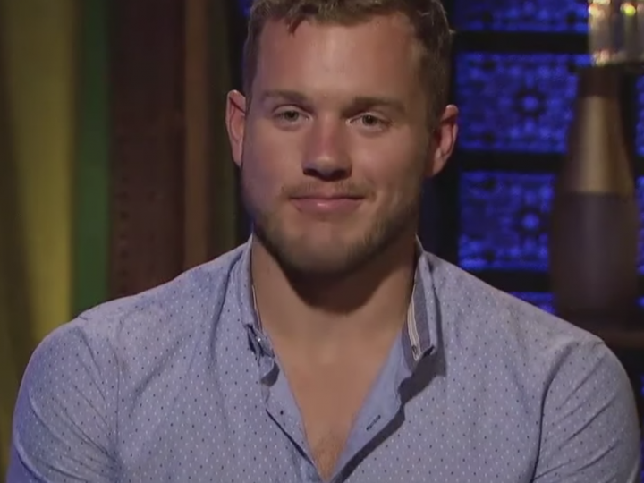 Colton Underwood in a Confessional