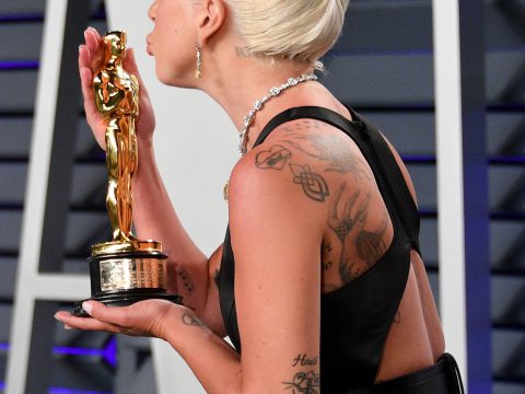 Gaga With Oscar