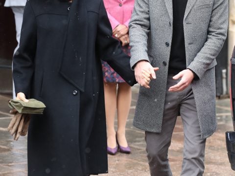 Meghan Markle and Prince Harry on a Walk