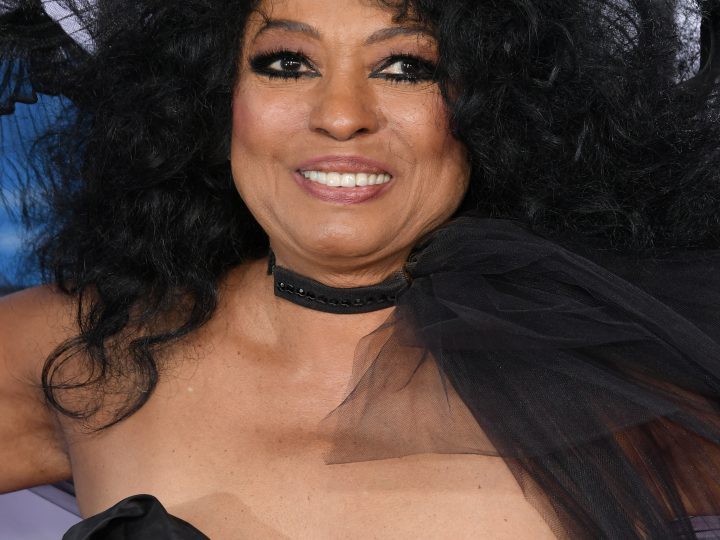 Diana Ross in Black