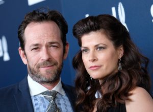 Luke Perry and Fiancee Wendy Madison Bauer