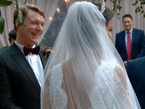 Michael Jessen Beams at Bride Juliana Custodio