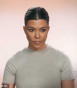 Kourtney Kardashian with the Confession