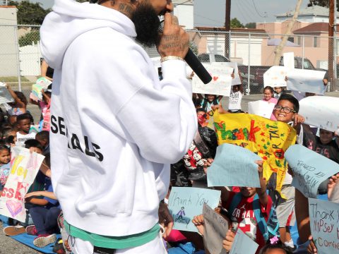 Nipsey Hussle and Fans