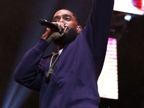 Nipsey Hussle on stage
