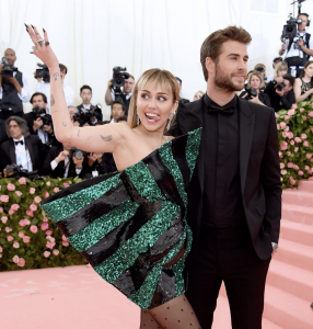 Miley Cyrus and Liam Hemsworth at 2019 Gala