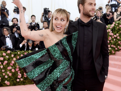 Miley Cyrus and Liam Hemsworth at 2019 Gala
