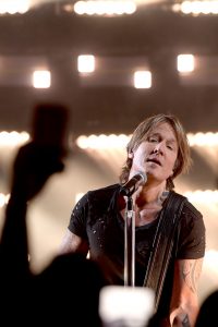 Keith Urban on a Stage