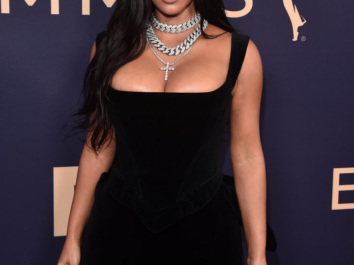 Kim Kardashian at the Emmys