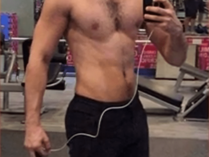 Aladin Jallali at the gym