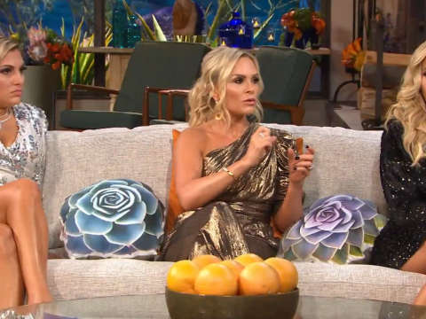 Gina Kirschenheiter, Tamra Judge, and Shannon Beador on the Couch