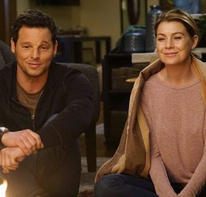 Justin Chambers and Ellen Pompeo