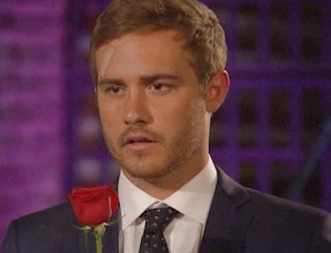 Peter Weber with a Rose