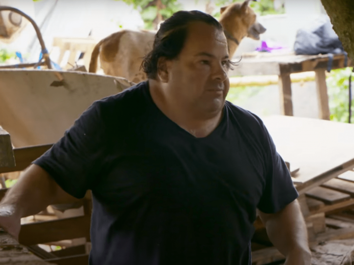 Ed Brown on the Pig Farm