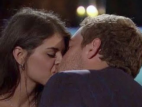 Madison Prewett and Peter Weber Kissing