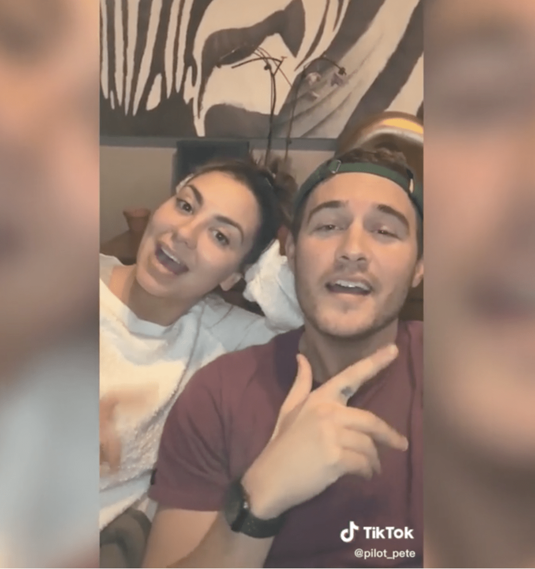 Peter Weber and Kelley Flanagan on Tik Tok The Hollywood Gossip