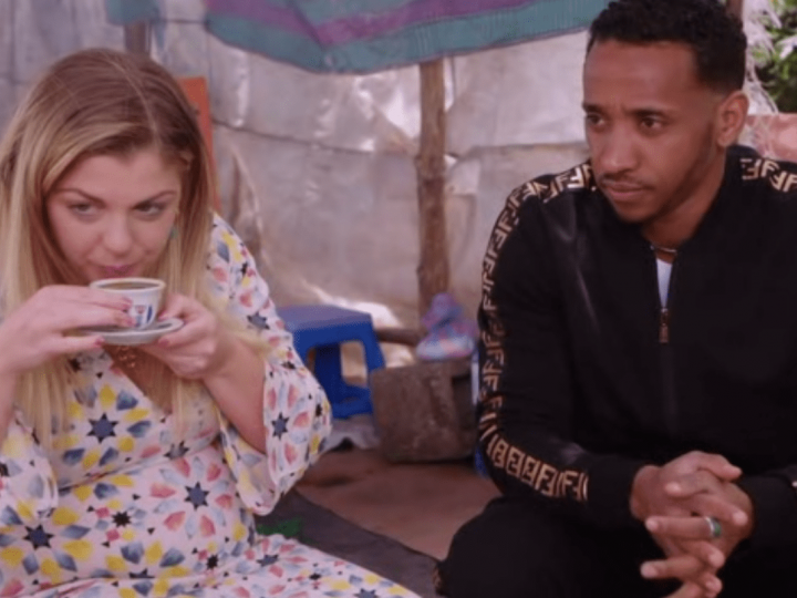 Ariela Weinberg Sips Ethiopian Coffee Beside Biniyam Shibre
